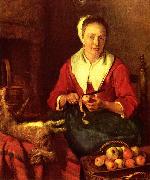 Gabriel Metsu Apfelschalerin china oil painting artist